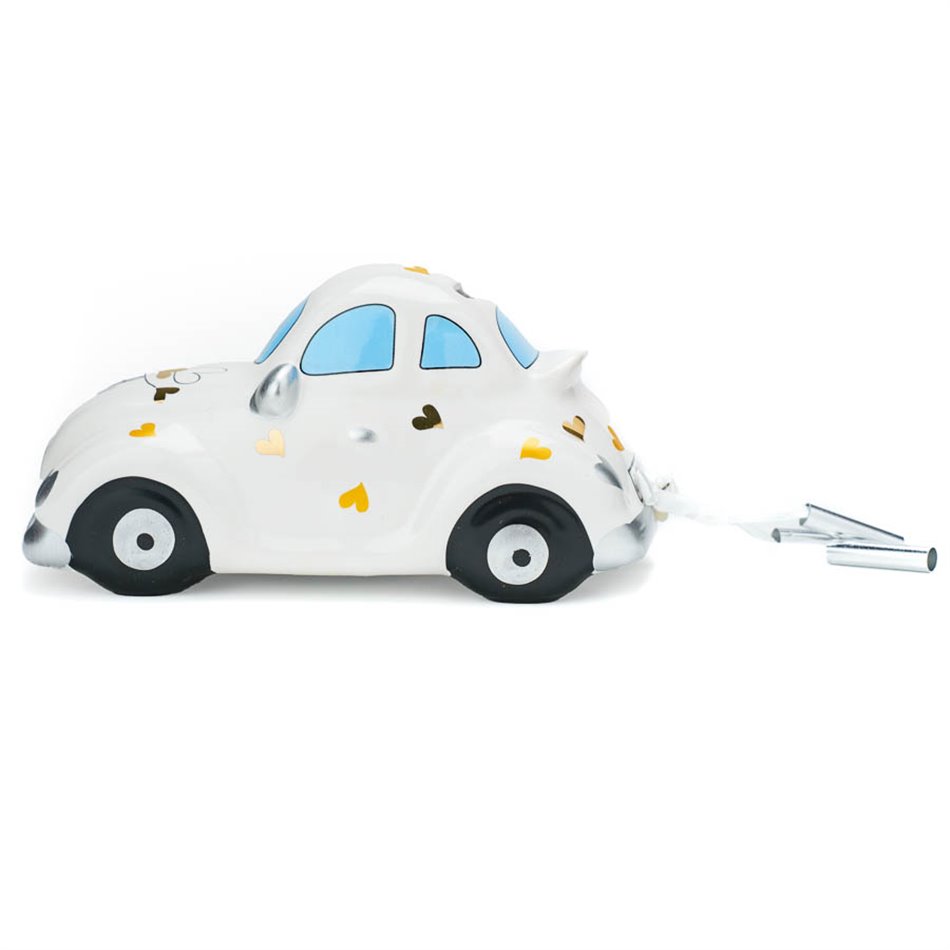 Saving bank  Car Just married, ceramic, 16x7x8cm