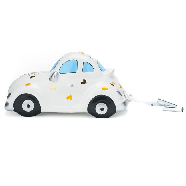 Saving bank  Car Just married, ceramic, 16x7x8cm