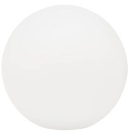 Outdoor LED ball, white, H28cm, D30cm