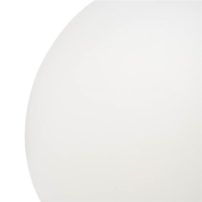 Outdoor LED ball, white, H28cm, D30cm