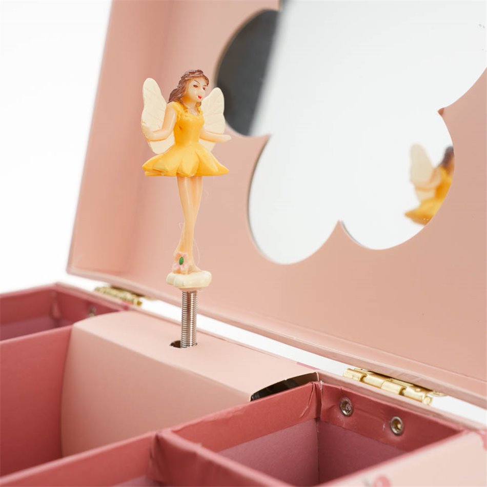 Mūzikas rotaslietu kastīte Summer, rozā, H12.5x19.2x15.5cm