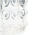 Svečturis Transparent, stikls, 7x7x7cm
