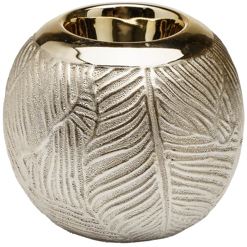 Candle holder Cascade, ceramic, H9cm, D10cm