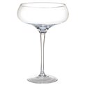 Decorative dish Champagne bowl, glass, H40cm, D28cm