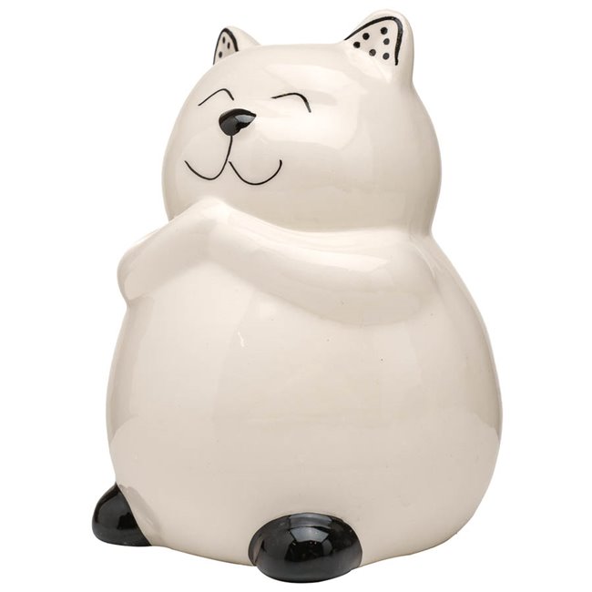 Saving bank Cat King, ceramic, H13.5x11x10cm