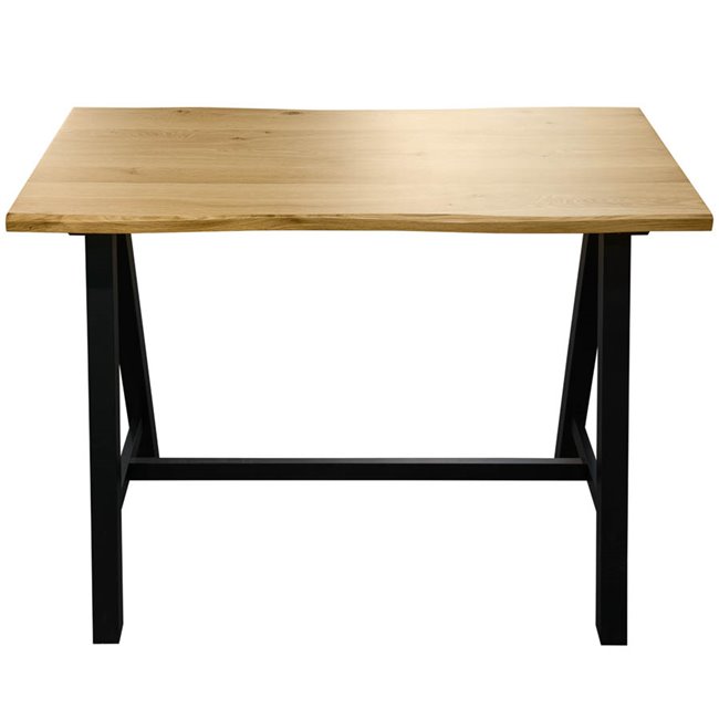 Bar table Oliveto, wild oak, natural, 105x140x71cm