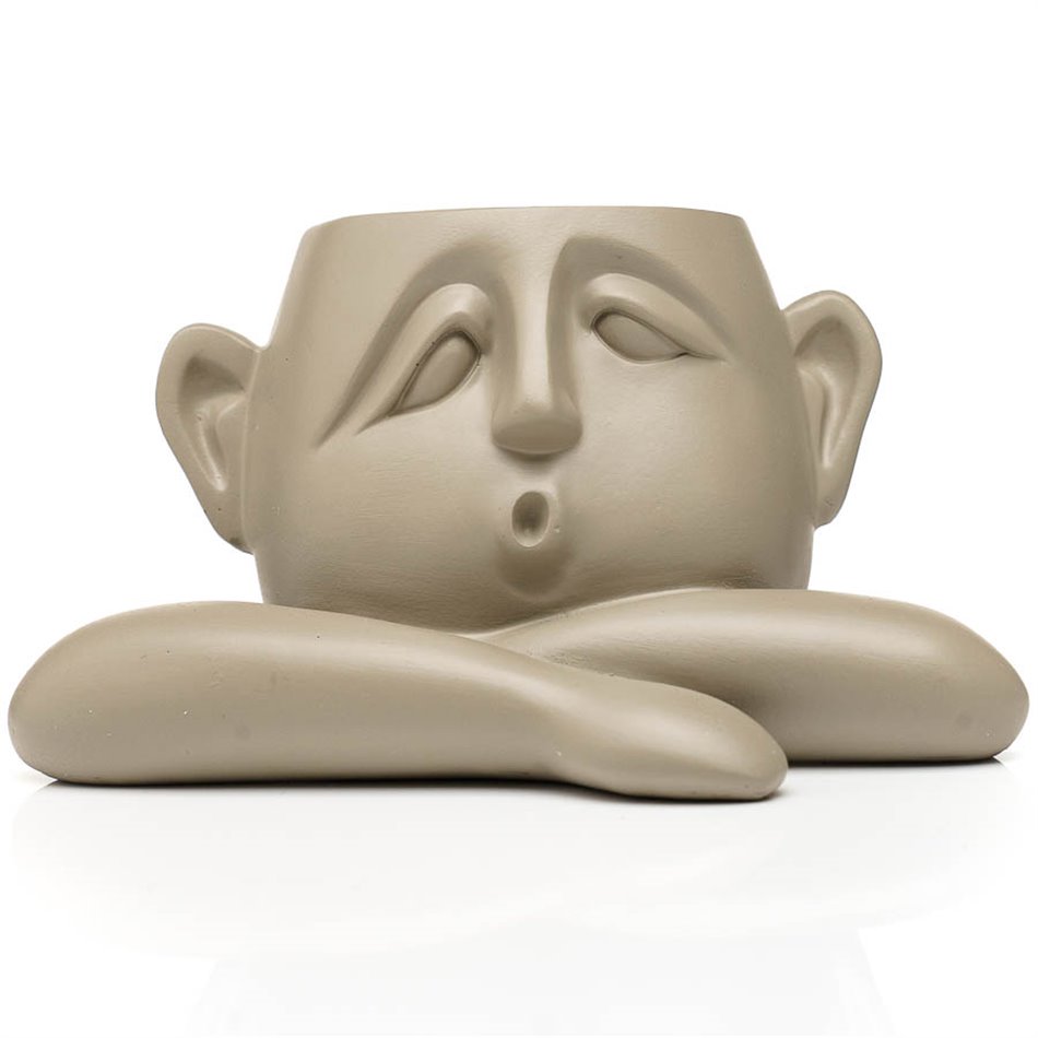 Decorative vase Listening, 15x12x8cm