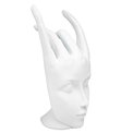 Decoration Hand, white, 20x18x34cm