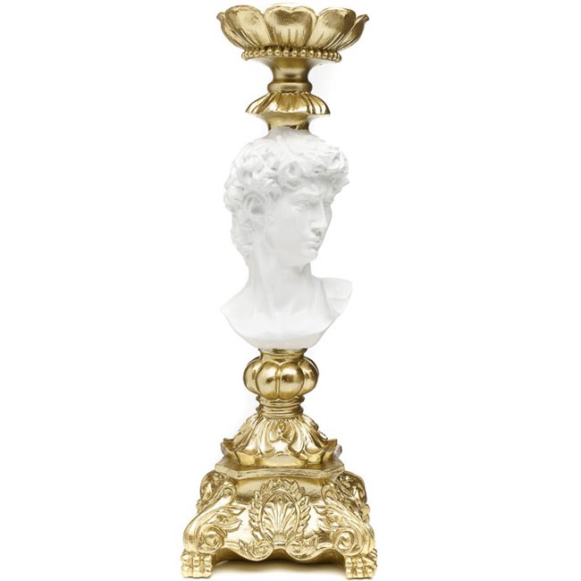 Candle holder David, 12.5x12x39cm