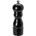 Salt/pepper mill, wooden, black, H15.5cm, D4.5cm