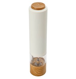Pepper electric mill, white, H22.3cm, D5.5cm