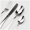 Cutlery set  Inox Baguette, 24 pcs, H24x15x6.5cm
