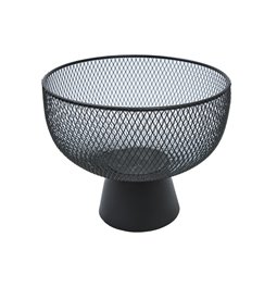 Декоративное блюдо Seoul L, черное, H20cm, H24cm