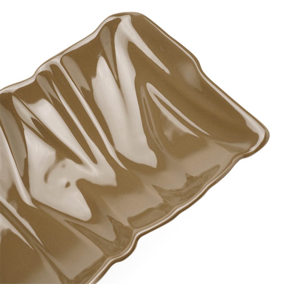 Decorative Dish Ultra Modern, platinum, 50x18.5cm