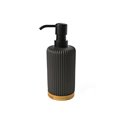Soap dispenser Modern, black, H18.5cm, D7cm