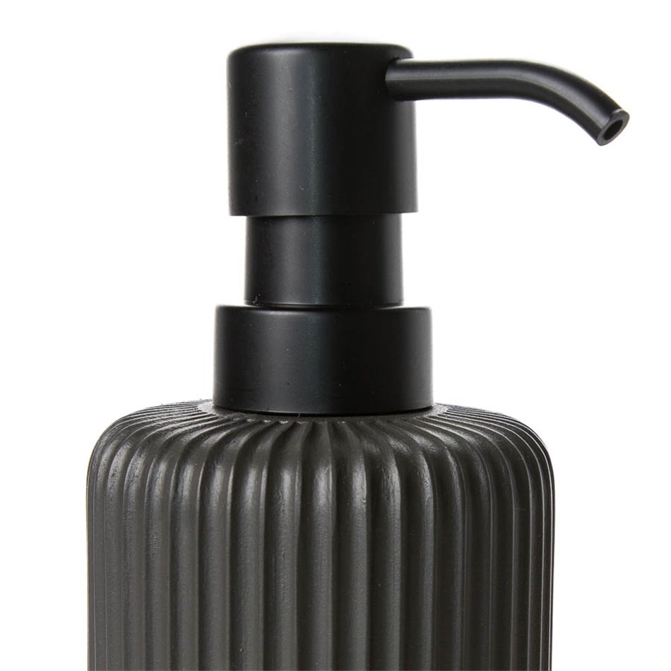 Soap dispenser Modern, black, H18.5cm, D7cm