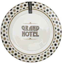 Šķīvis Grand Hotel, porcelāns, D20cm