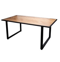Dining table Taranto, MDF, oak, H74x180x90cm