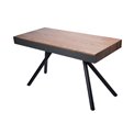 Computer table Turina w.drawer, walnut veneer, 120x55x75.5cm