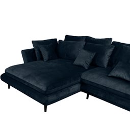 Sofa Wemonte, left corner, sleeping function, H90x283x181cm