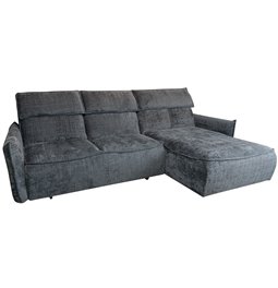 Dīvāns Wemango mini,labais stūris,H97x260x175cm sēd.v.h-44cm