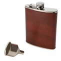 Flask leather, 235ml, H13.5x9.5cm