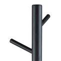 Coat hanger Abrem, black, rubberwood, H176x51x45cm