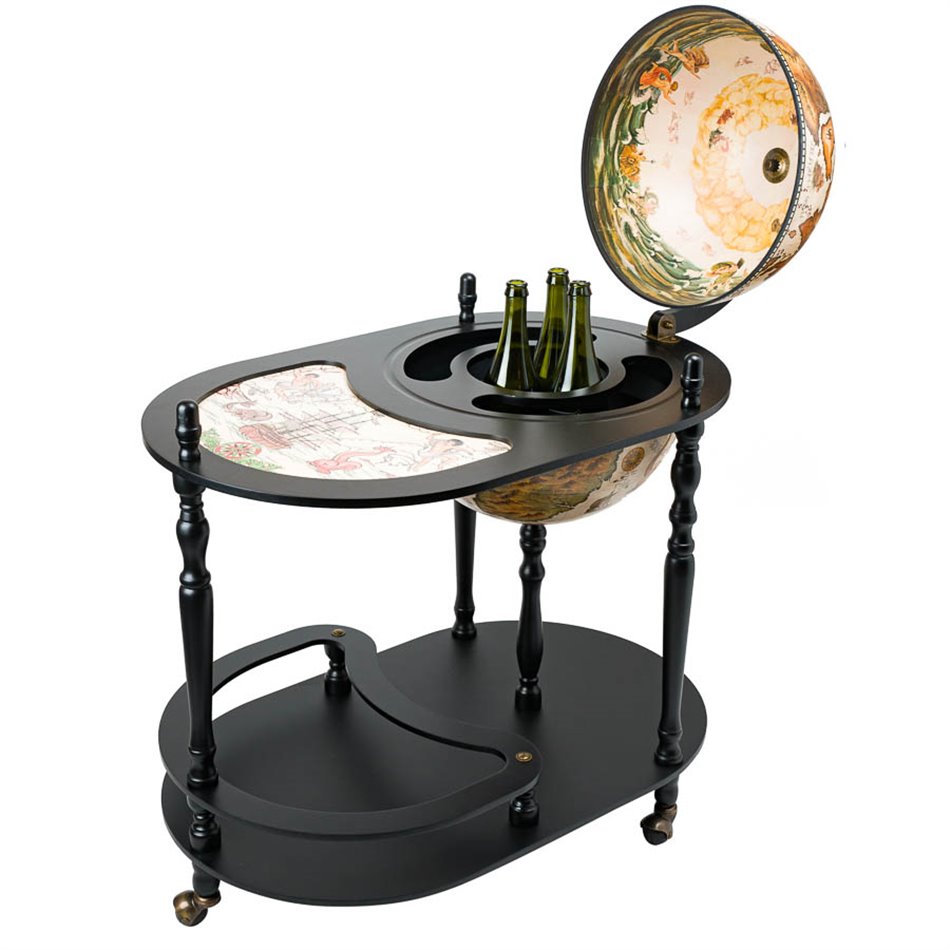 Drinks trolley Globuss, H91x81x51cm