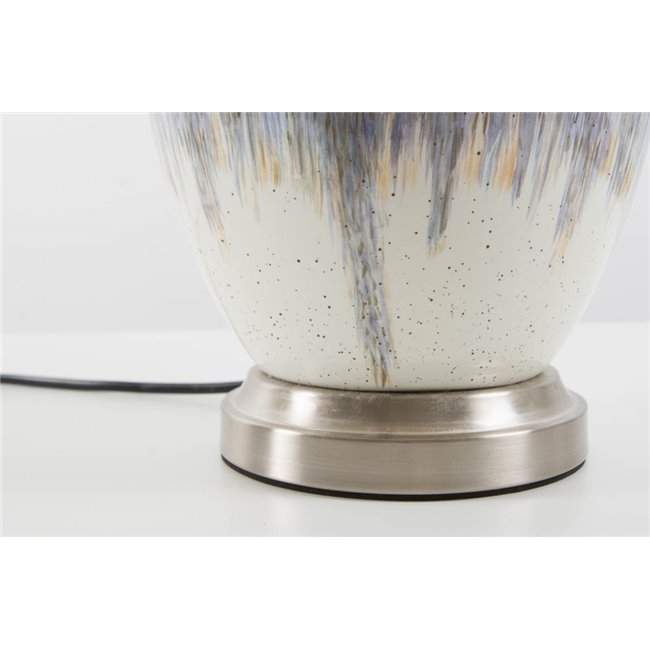 Table lamp Naturno Grey, 21x21x42cm, E 27, 60W