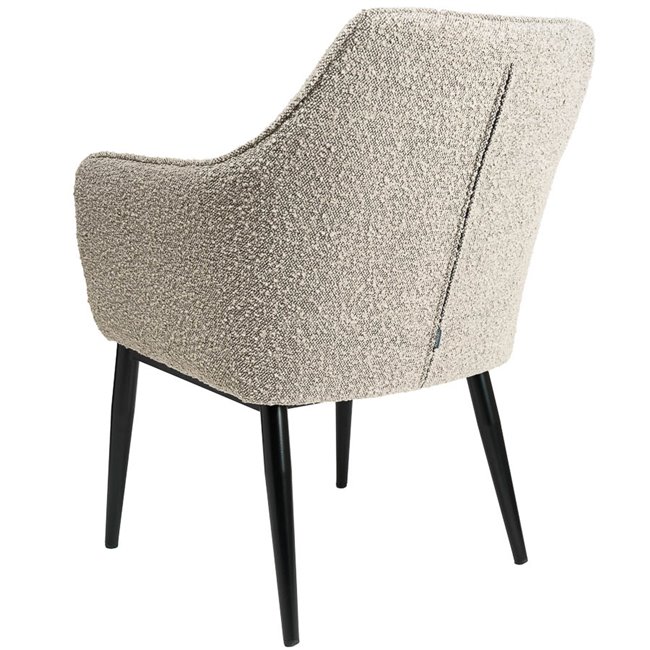 Armchair Sabara, taupe, H82x65x67cm, seat H48cm