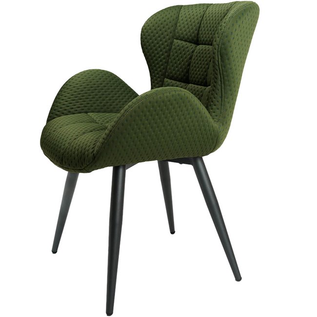 Chair Sandland, forest green, H87x64x59cm