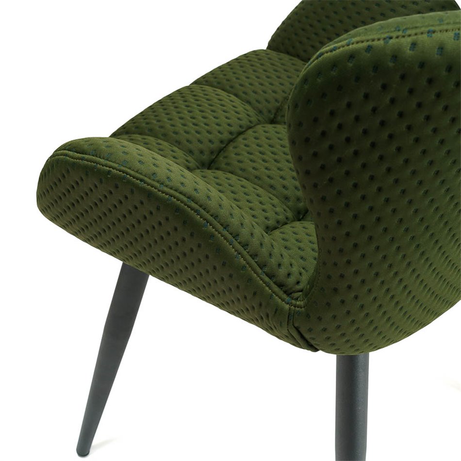 Chair Sandland, forest green, H87x64x59cm