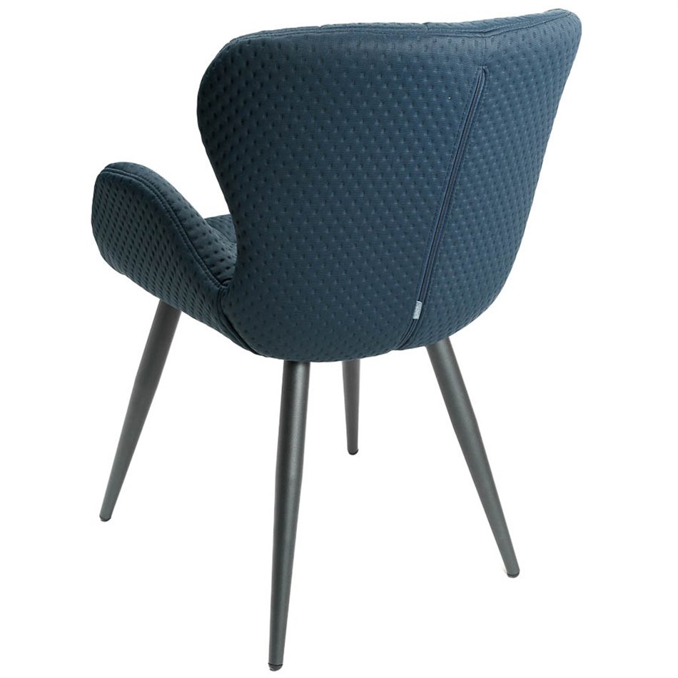 Krēsls Sandland, tumši zils, H87x64x59cm
