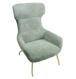 Armchair Sanday, olive green, H103x92x82cm