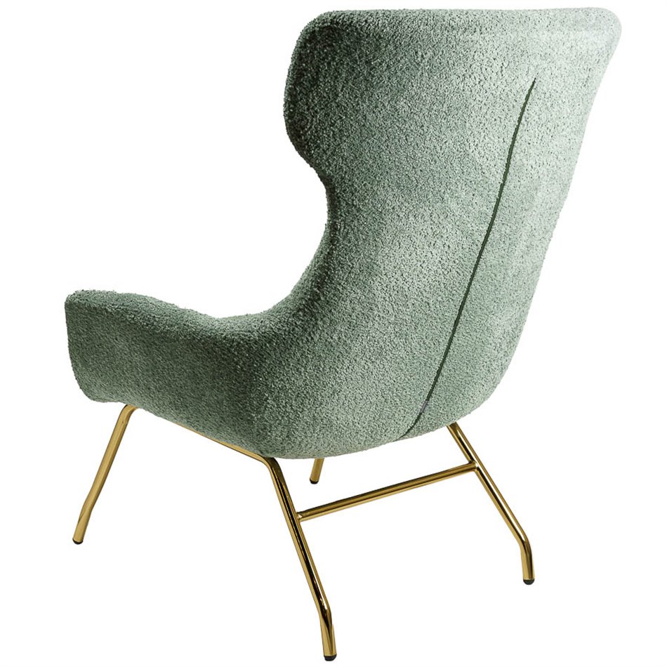 Atpūtas krēsls Sanday, olīvu zaļš, H103x92x82cm