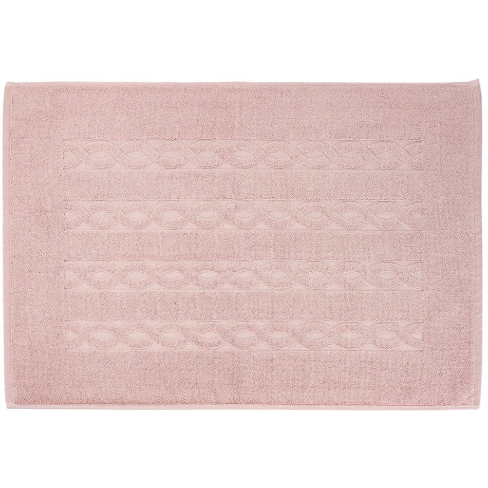 Bath mat Trecia, 70x50cm, pale pink, 900g/m2