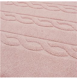 Bath mat Trecia, 70x50cm, pale pink, 900g/m2