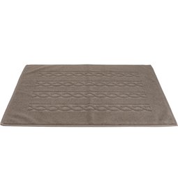 Bath mat Trecia, 70x50cm, taupe, 900g/m2