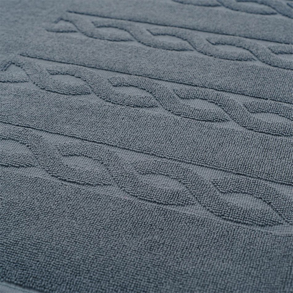 Vannas paklājs Trecia, 70x50cm, zilpelēks, 900g/m2