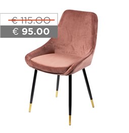 Chair Santana, pink 34 SD, H-85x42x38cm, seat H-47cm