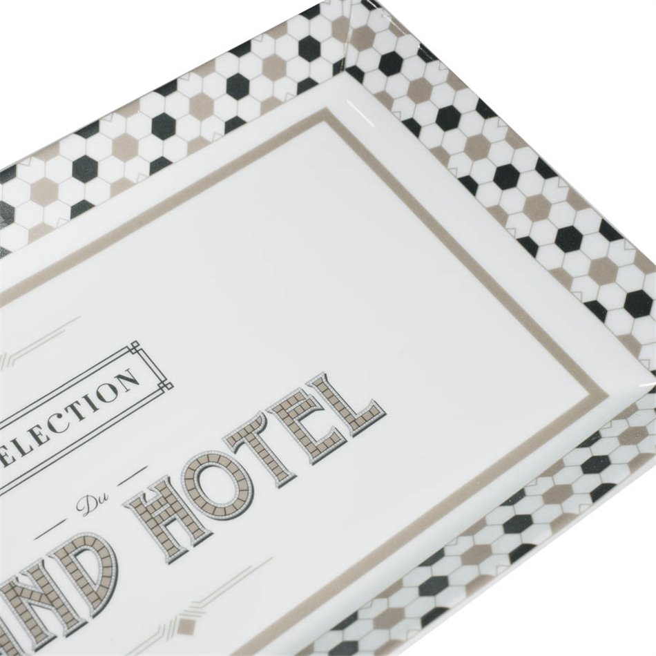 Servējamais šķīvis Grand Hotel, porcelāns, H3.4x34x20cm