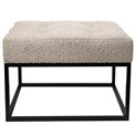 Bench Febe S, beige, 48x35x34cm