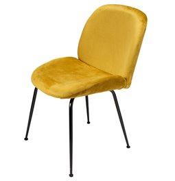 Dining chair Tammio, mustard, 88x58x46xSH46cm