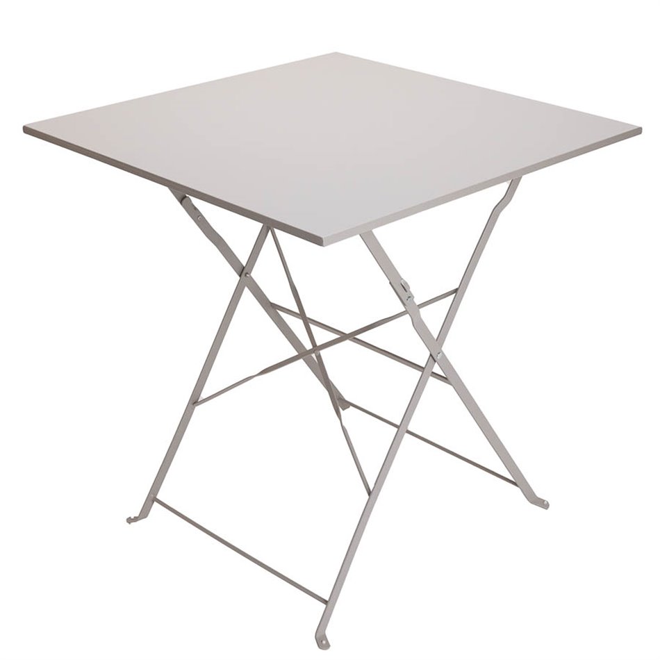 Dining table Palerme, foldable, grey, 71x70x70cm