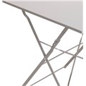 Обеденный стол Palerme, складной, серый, 71x70x70cm