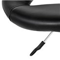 Bāra krēslu komplekts Aplump, 2.gb, mākslīgā āda, melns, H100cm, 56cm, 50cm