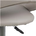 Bāra krēslu komplekts Aplump, 2.gb, mākslīgā āda, taupe, H100x56x50cm