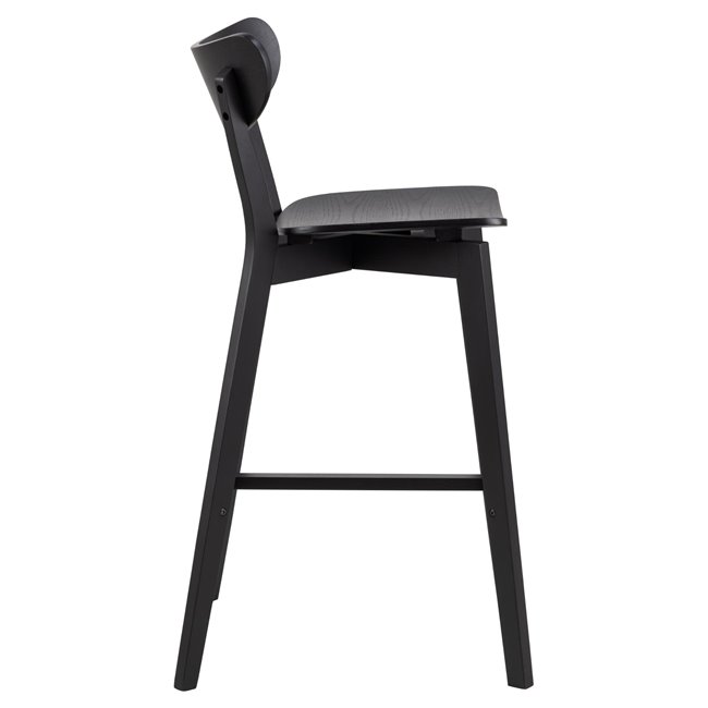 Bāra krēslu komplekts Aroxby,  2.gb, melns, H105x45x49cm