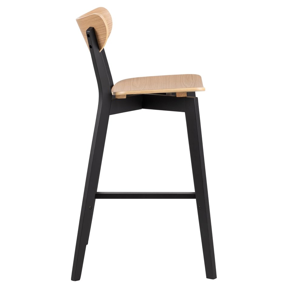 Bar stool Aroxby, set of 2 pcs, natural,  H105x45x49cm