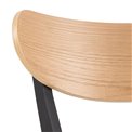 Барный стул Aroxby, комплект из 2 шт., натуральный цвет, H105x45x49cm